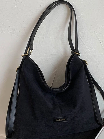 Vintage Matte PU Leather Large Capacity Hobo Shoulder Bag For Women Multi-functional Crossbody Handbag Backpack Casual Daily Commute Fashion Bag