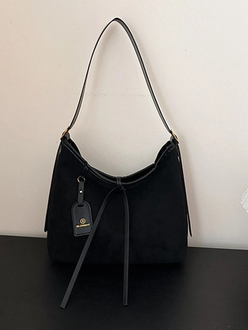 Vintage Suede Tote Bag Large Capacity Hobo Shoulder Bag Retro Casual Handbag For Women Travel Shopping Work Fashion Bag