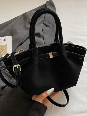 Bolso Bombonera Plisado Vintage para Mujer Cuero PU Mate Gran Capacidad Bolso de Mano Casual Viaje Hombro Bandolera Con Hebilla Magnética