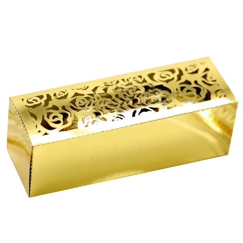 Laser Geschnitten Rose Blumen Hochzeit Süßigkeiten Schachtel Perlmuttpapier Geschenkbox Für Taufe Party Gastgeschenke Dekorative Box