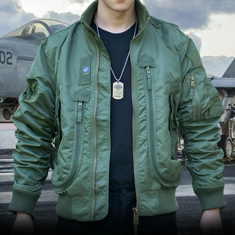 MA-1 Flight Bomber Jacket Men Tactical Military Windbreaker Short Casual Outdoor Coat Autumn Winter Cold Protection Top