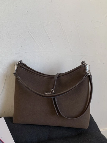 Retro Frosted PU Leather Crossbody Bag For Women Minimalist Hobo Underarm Shoulder Bag Small Handbag Versatile Daily Purse