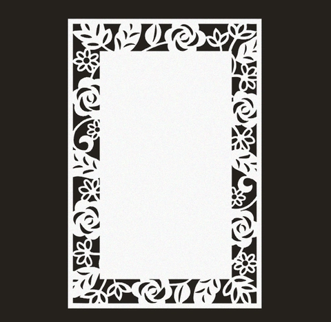 Laser Cut Pearl Paper Lace Rose Flower Decorative Card For Wedding Scrapbooking DIY European Royal Style Hollow Card