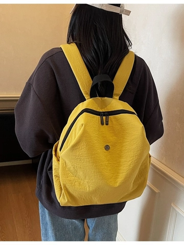 Women Casual Canvas Backpack Minimalist Large Capacity Student School Bag Lightweight Travel Backpack Outdoor Daypack