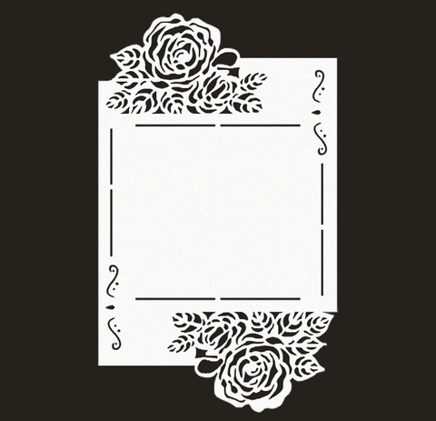 Biglietti di Auguri Floreali in Pizzo di Carta Perlata Intagliati al Laser Eleganti Partecipazioni di Nozze con Rose