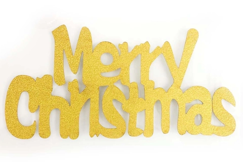 Merry Christmas Taarttopper Set Glitter Goud Alfabet Letters Feestdecoratie Voor Vakantie Kerstmis Taart Decor Benodigdheden