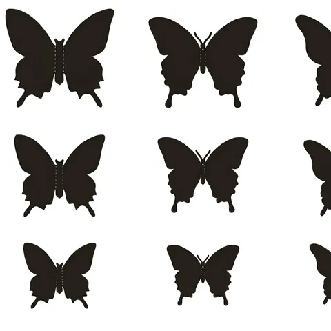 3D Hollow Butterfly Wall Stickers Laser Cut Pearl Paper Wall Decor For Wedding Party Birthday Event Home Decoration Accessory
