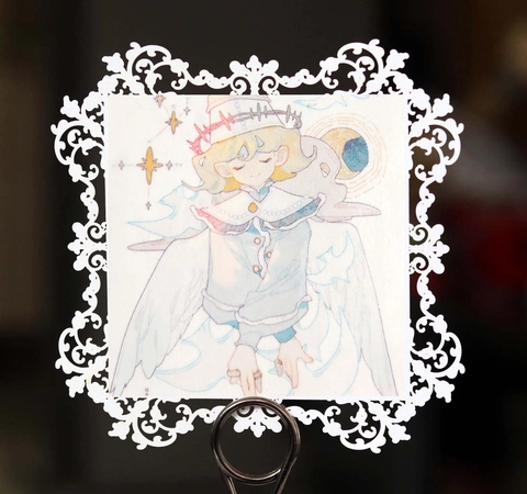Biglietto Decorativo in Carta Perlata con Pizzo Traforato a Taglio Laser Europeo per Matrimonio Segnaposto Biglietto d'Invito