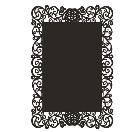 European Palace Style Laser Cut Hollow Lace Pearl Paper Greeting Card Decorative Border For Wedding Scrapbook DIY Card