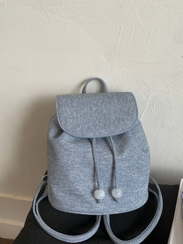 Damen Einfach PU Mode Mini Rucksack Elegant Nische Kordelzug Eimer Tasche Für Pendeln Alltag Outdoor Damen Rucksack