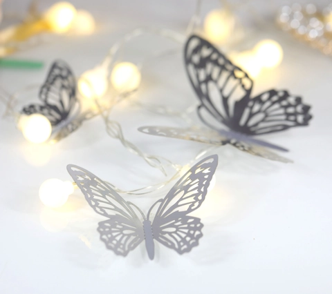 3D Hohl Schmetterling Wandaufkleber Metallische Textur Perlglanzpapier Lasergeschnitten Aufkleber Für Hochzeit Party Dekoration
