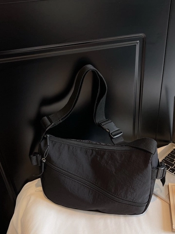 Borsa a Tracolla in Nylon a Grande Capacità Pieghettata da Donna Casual Borsa Hobo Versatile per Pendolarismo con Tracolla