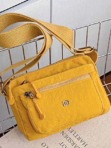 Damen Mode Mehrschicht PU Leder Umhängetasche Einfach Vielseitig Pendeln Schultertasche Kleine Quadratische Tasche Mit Verstellbarem Gurt