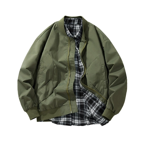 Veste à Capuche Légère Coupe-vent pour Hommes Color Block Polyester Sportswear Décontracté Bomber Manteau Hommes Extérieur