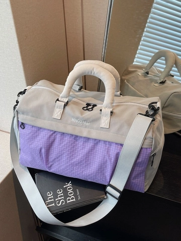Borsa da Viaggio Grande Capacità Impermeabile Weekender con Tracolla Leggera Borsa da Palestra per Uomo Donna
