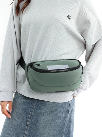 Large Capacity Crossbody Chest Bag For Men Women Waterproof Nylon Waist Pack With Reflective Strip Adjustable Shoulder Bag