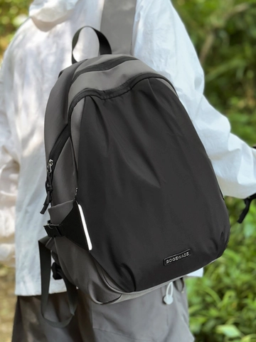 Zaino in Nylon a Contrasto di Colore Grande Capacità per Donna Uomo Leggero per Viaggi All'aperto Scuola Università