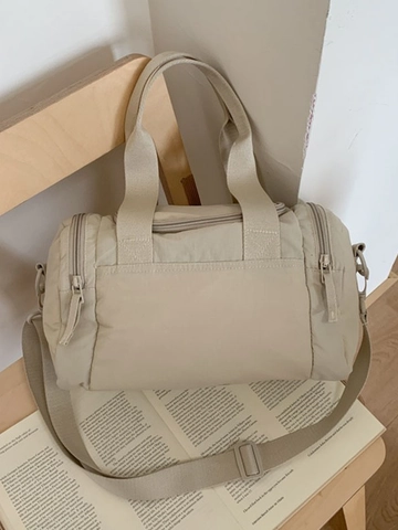 Große Kapazität PU Leder Damen Umhängetasche Lässig Vielseitige Schultertasche Boston Stil Reise Tote Handtasche Einfarbig Elegante Mode Damen Tasche
