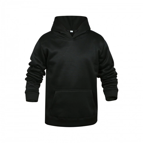 Sudadera con Capucha de Manga Larga para Hombre Color Sólido Poliéster Casual Deportivo Streetwear con Bolsillo Canguro