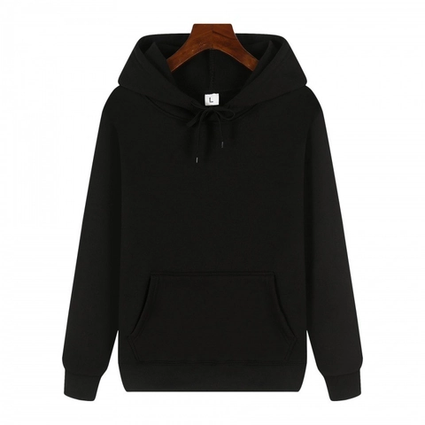 Herren Einfarbig Fleece Gefüttert Kapuzenpullover Casual Langarm Sweatshirt Mit Kängurutasche Sportbekleidung Für Männer
