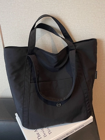 Borsa Tote in Nylon da Donna Grande Capacità Borsa a Tracolla Leggera Casual per il Pendolarismo Quotidiano Ufficio Shopping Borsa alla Moda