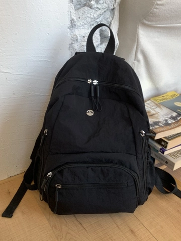 Zaino Casual in Nylon a Grande Capacità Multitasca Borsa da Scuola per Studenti Universitari Daypack da Viaggio Leggero