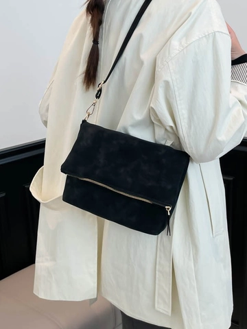 Borsa Sottoascellare Minimalista in Pelle PU Vintage per Donna Texture Opaca Grande Capacità Borsa a Tracolla a Spalla
