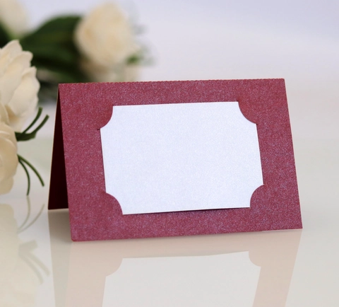 European Laser Cut Hollow Lace Wedding Place Cards Shimmer Pearl Paper Table Name Seat Cards For Banquet Party Decoration