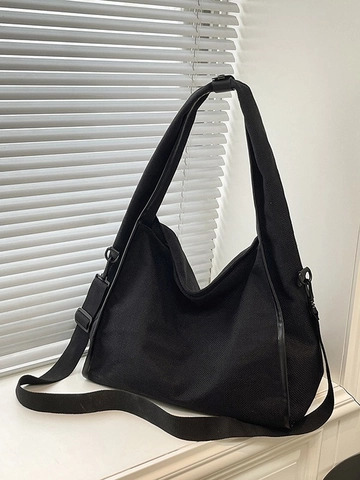 Borsa Tote Donna Grande Capacità Tessuto Slouchy Hobo Borsa a Spalla Casual Tracolla per Viaggio Uso Quotidiano Moda
