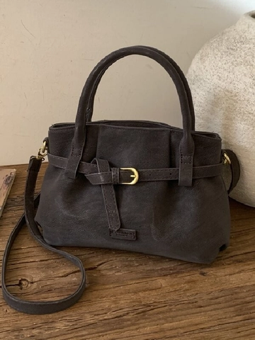 Women Retro PU Leather Shoulder Bag Minimalist Matte Texture Large Capacity Hobo Bag With Adjustable Strap Vintage Crossbody Bag