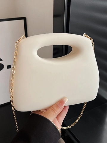 Acrylic Integrated Handle Evening Bag Minimalist Trendy Chain Crossbody Handbag For Women Banquet Party Fashion Purse
