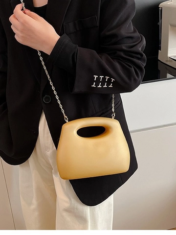 Acrylic Integrated Handle Evening Bag Minimalist Trendy Chain Crossbody Handbag For Women Banquet Party Fashion Purse