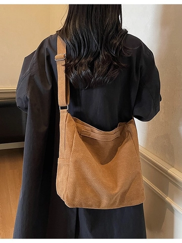 Vintage Segeltuch Umhängetasche Für Damen Große Kapazität Retro Tote Bag Funktionale Pendler Schultertasche Für Schule Büro