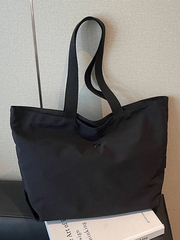 Sac Tote pour Femmes Grande Capacité Sac à Épaule Minimaliste Style Japonais Tissu Durable Sac à Main de Shopping Décontracté avec Fermeture Éclair
