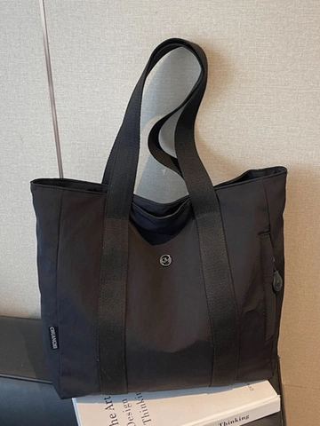 Γυναικεία Casual Μινιμαλιστική Τσάντα Tote Μεγάλη Χωρητικότητα Τσάντα Ώμου από Ύφασμα Υψηλής Πυκνότητας για Καθημερινή Χρήση