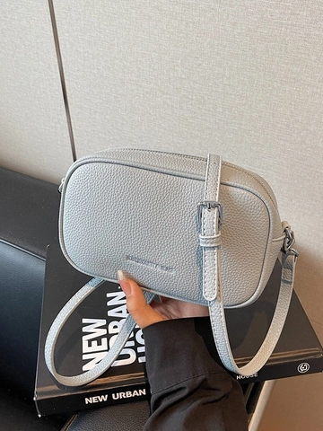 Dames PU Leer Crossbodytas Mode Lychee Textuur Camera Vierkante Tas Verstelbare Schouderband Dagelijkse Handtas