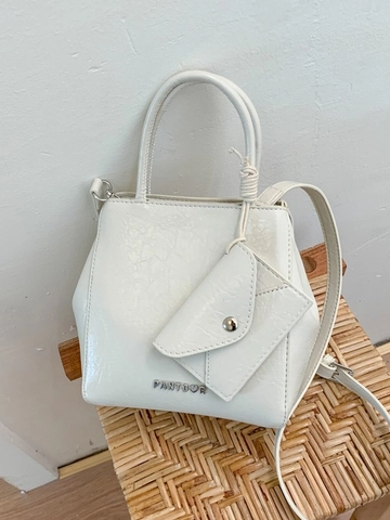 Borsa a Spalla da Donna in Pelle PU Increspata Alla Moda Borsa a Secchiello Piccola Minimalista a Tracolla Con Mini Pochette