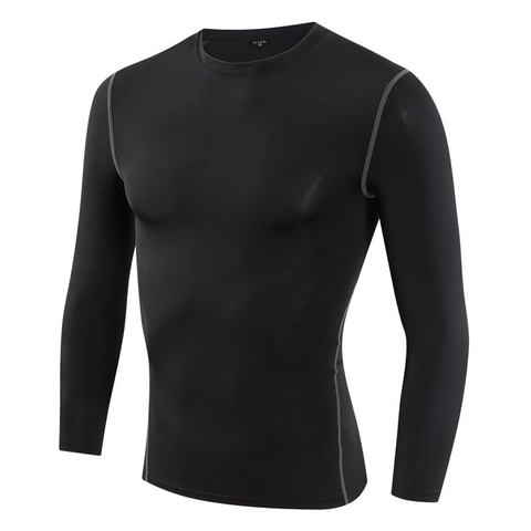 Herren Kompression Fitness Langarm Top Und Hose Schnelltrocknend Sportbekleidung Fitness Training Running Bekleidung