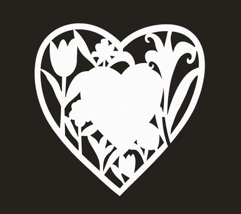 Segnaposto in Cartoncino Perlato a Forma di Cuore Intagliato al Laser con Motivo Floreale per Matrimonio San Valentino Festa Decorazione Bicchiere