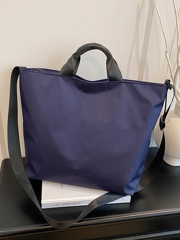 Bolso Tote de Nailon de Gran Capacidad para Mujer Versátil Ligero Impermeable Bolso de Hombro Cruzado para Uso Diario