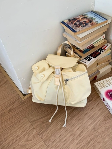 Zaino da Donna Casual Leggero in Tela Viaggio Versatile Piccola Cartella Stile College Zaino per Viaggi