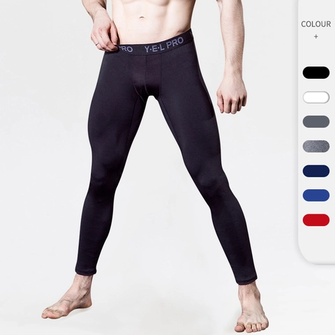 Men Pro Compression Sports Pants Professional Gym Training Running Tights Elastic Quick Dry Breathable Fitness Leggings