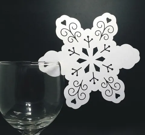 Tarjetas de Lugar de Papel Perla Cortadas al Láser Pavo Real Cisne Corazón para Decoración de Boda Fiesta Tarjetas Caladas
