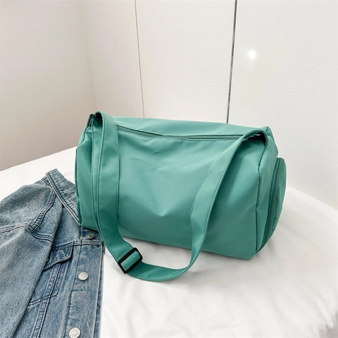 Large Capacity Oxford Cloth Tote Shoulder Bag For Women Lightweight Waterproof Casual Travel Gym Duffel Crossbody Handbag