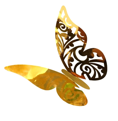 3D Laser Geschnitten Schmetterling Tischkarten Elegante Hohl Tischdekoration Für Hochzeit Party Home Decor Perlmuttpapier Weinglas Karten