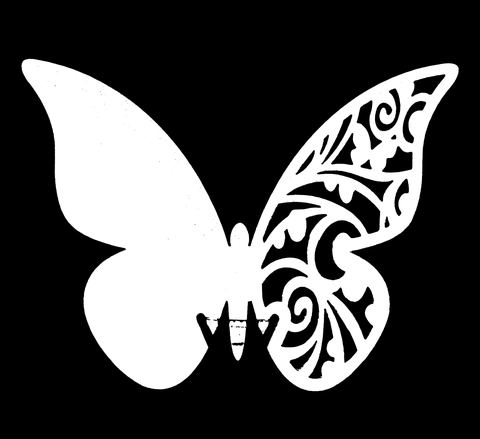 Laser Cut Hollow Butterfly Place Cards Pearlescent Paper Cup Cards For Wedding Party Table Decoration Seating Name Cards
