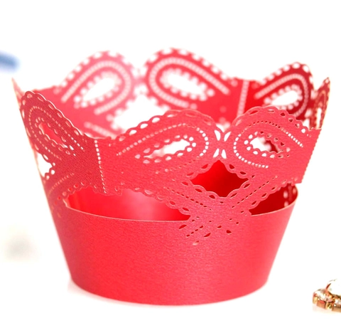 Laser Cut Butterfly Cupcake Wrappers Hollow Lace Muffin Cake Paper Liners For Wedding Birthday Party Dessert Decoration