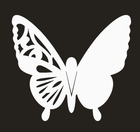Laser Cut Butterfly Wine Glass Place Cards Hollow Pearlescent Paper Name Cards For Wedding Party Table Decoration Cup Ornaments