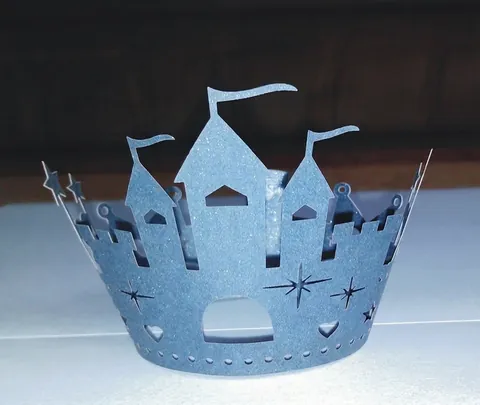 Pirottini per Cupcake a Forma di Castello Intagliati al Laser Decorazione per Torte in Carta Cava per Matrimonio Halloween Compleanno