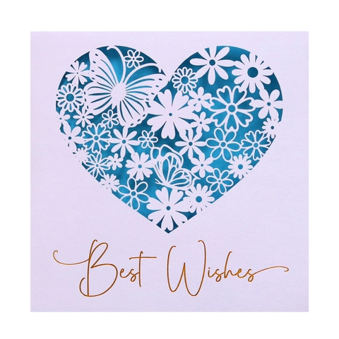 Laser Cut Heart Butterfly Greeting Card Pearl Paper Hollow Invitation For Wedding Birthday Thanksgiving Best Wishes Gift Card